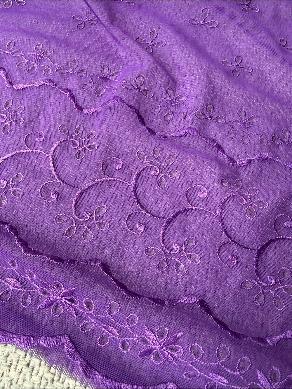 Victoria’s Secret Purple Lace Slip Dress Y2K Size S - Picture 4 of 5